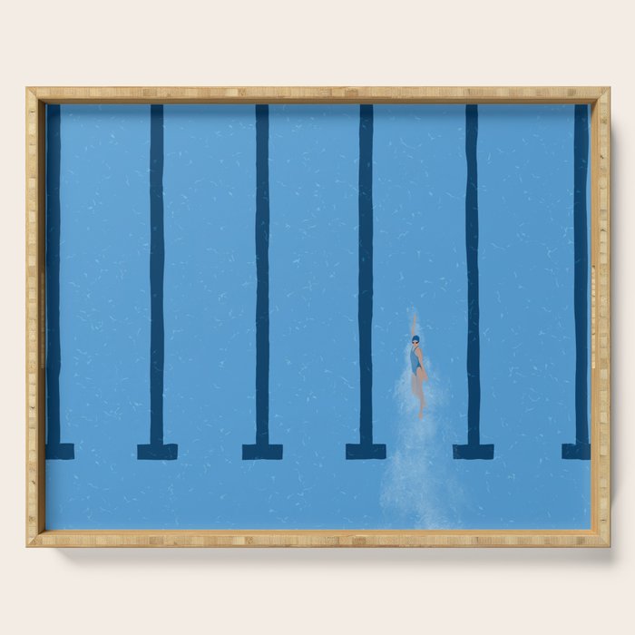 Swimming Is Life Serving Tray Gallery Image 1