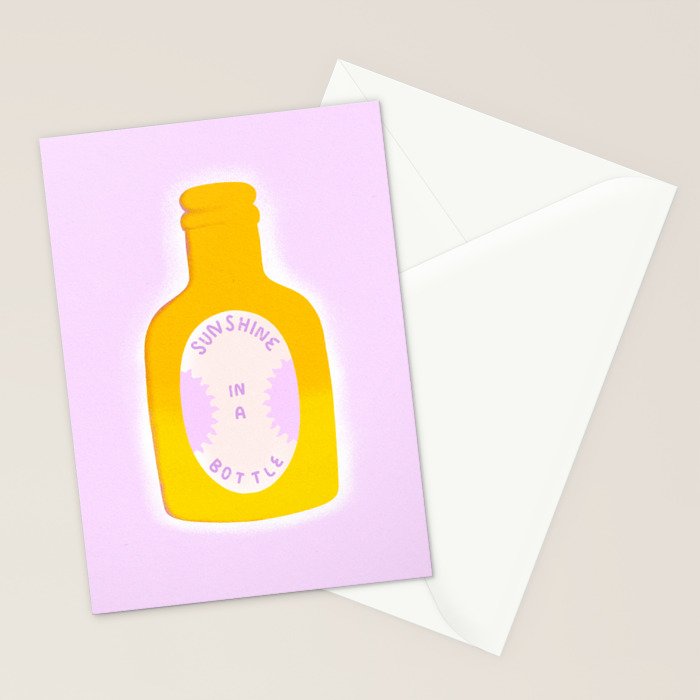 Sunshine in a Bottle Stationery Card Gallery Image 2