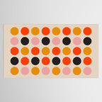 Retro Bauhaus Dots | 70s European Pattern Tablecloth Gallery Image 2