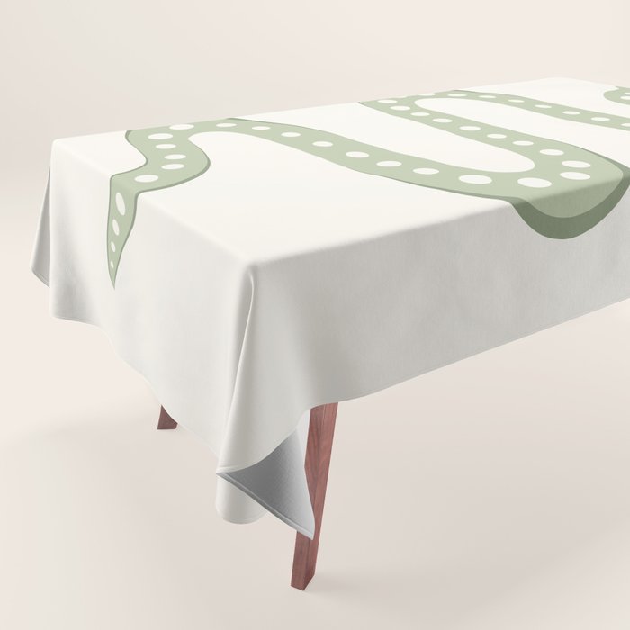 Minimal Snake XXXIV Tablecloth Gallery Image 1