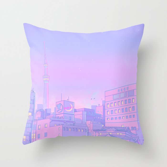 Sailor City Throw Pillow Gallery Image 1