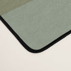 Retro Groove Minimalist Abstract in Olive Green Tones Desk Mat Gallery Image 4