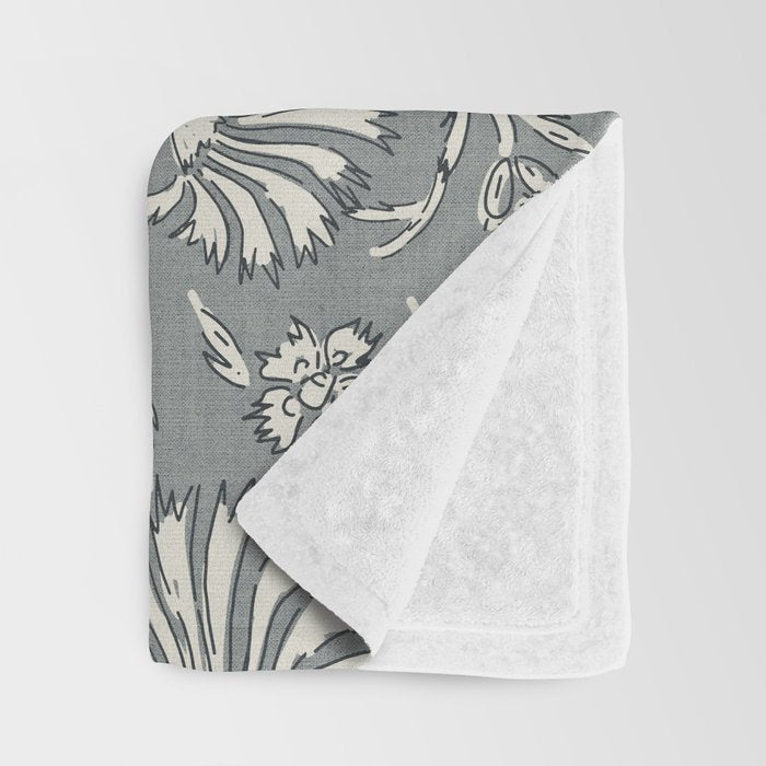 KALAMI LINEN Throw Blanket Gallery Image 3