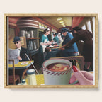 Blue Plate Special by Jeff Lee Johnson Serving Tray Gallery Image 1