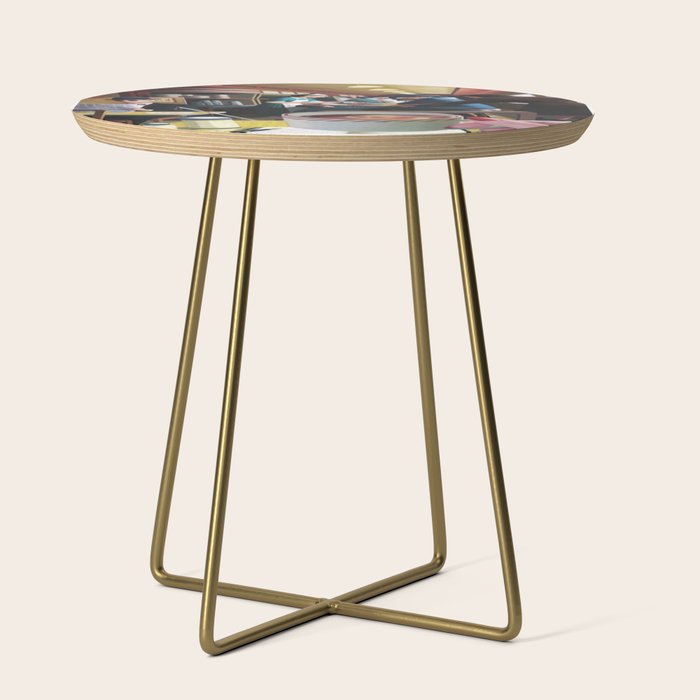 Blue Plate Special by Jeff Lee Johnson Side Table Gallery Image 1
