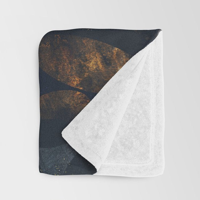 Metallic Ocean Throw Blanket Gallery Image 3