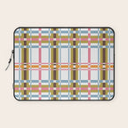 Bold Crosshatch Colorful Laptop Sleeve Gallery Image 1
