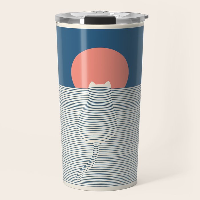 Cat Landscape 77 Travel Mug Gallery Image 1
