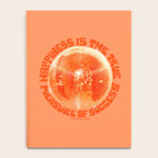 Happiness Is The True Measure of Success in Orange Notebook Gallery Image 4