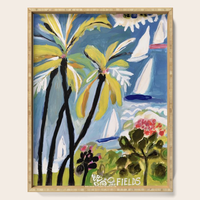 Beach Landscape 2 Serving Tray Gallery Image 1