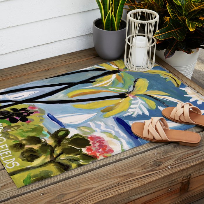 Beach Landscape 2 Outdoor Rug Gallery Image 2