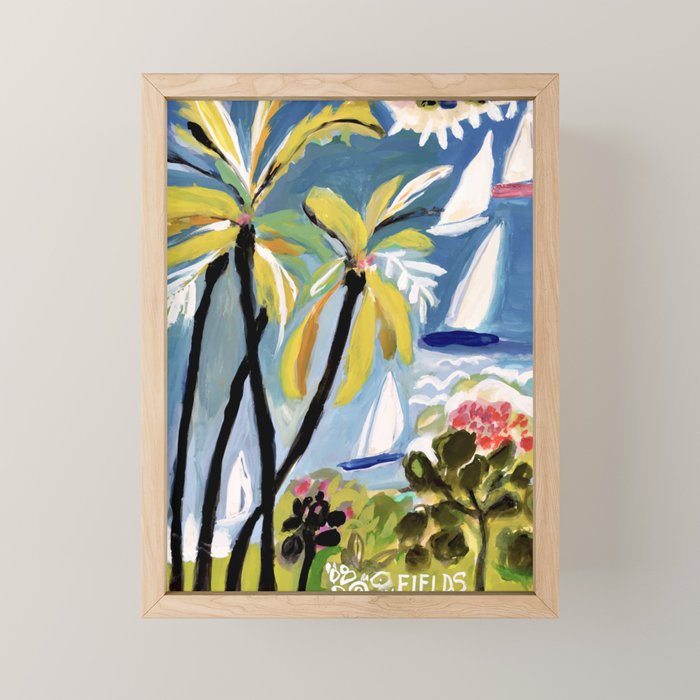Beach Landscape 2 Mini Art Print Gallery Image 1