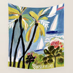 Beach Landscape 2 Wall Tapestry Gallery Image 4