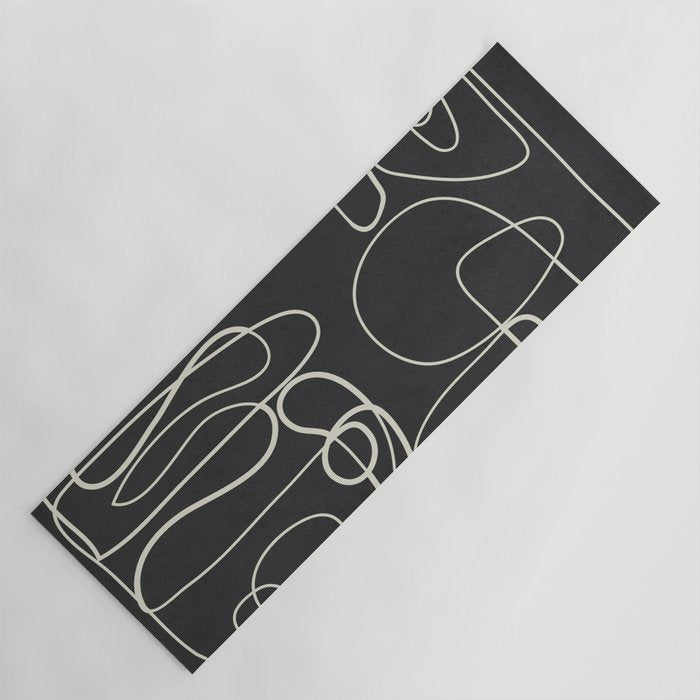 Lines in Space Yoga Mat Gallery Image 1