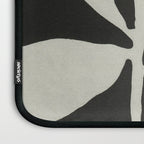 Linocut Branch #3 / White & Black Laptop Sleeve Gallery Image 3
