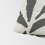 Linocut Branch #3 / White & Black Pillow Sham Gallery Image 4