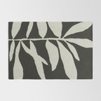 Linocut Branch #3 / White & Black Rug Gallery Image 2