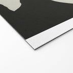 Linocut Branch #3 / White & Black Welcome Mat Gallery Image 2