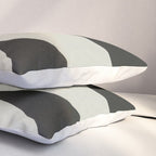 Linocut Branch #3 / White & Black Pillow Sham Gallery Image 3