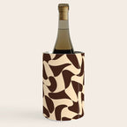 Wavy Checkerboard in Brown & Cream Wine Chiller Gallery Image 3