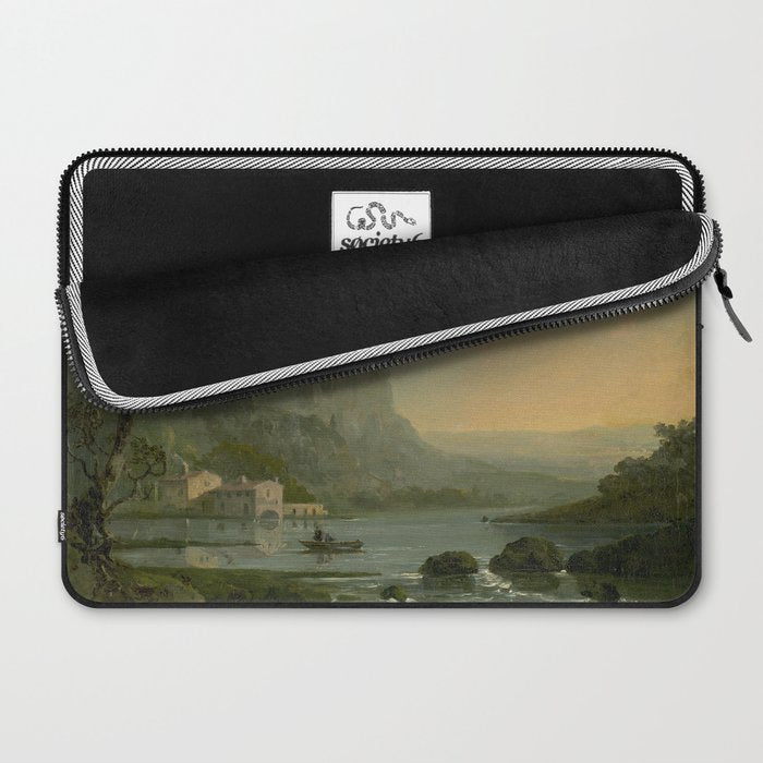 Landscape with Fishermen on a Lake by William Hodges Laptop Sleeve Gallery Image 2
