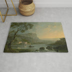 Landscape with Fishermen on a Lake by William Hodges Rug Gallery Image 1