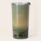 Landscape with Fishermen on a Lake by William Hodges Travel Mug Gallery Image 2
