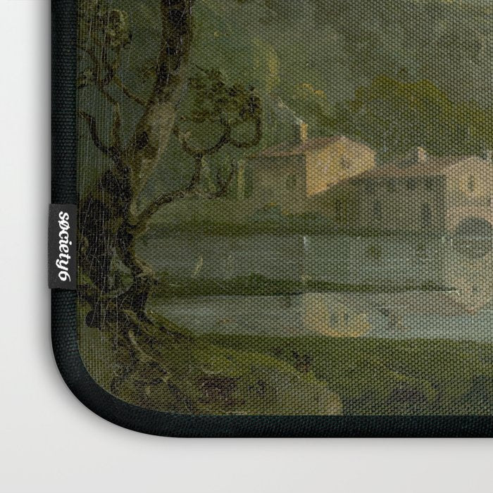Landscape with Fishermen on a Lake by William Hodges Laptop Sleeve Gallery Image 3