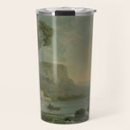 Landscape with Fishermen on a Lake by William Hodges Travel Mug Gallery Image 1