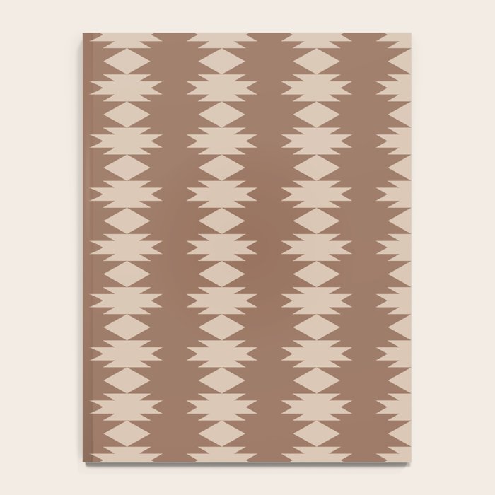 Geometric Southwestern Pattern XLIV Desert Brown Notebook Gallery Image 4
