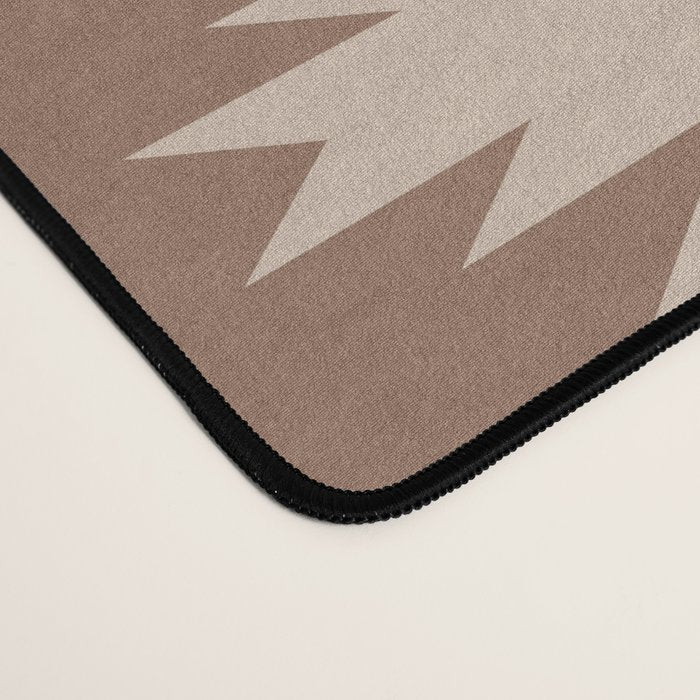 Geometric Southwestern Pattern XLIV Desert Brown Desk Mat Gallery Image 4