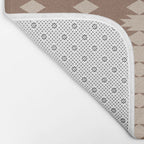 Geometric Southwestern Pattern XLIV Desert Brown Bath Mat Gallery Image 2