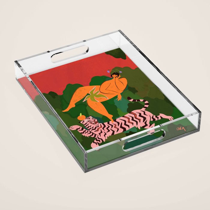 Fierce as a Tiger Acrylic Tray Gallery Image 1