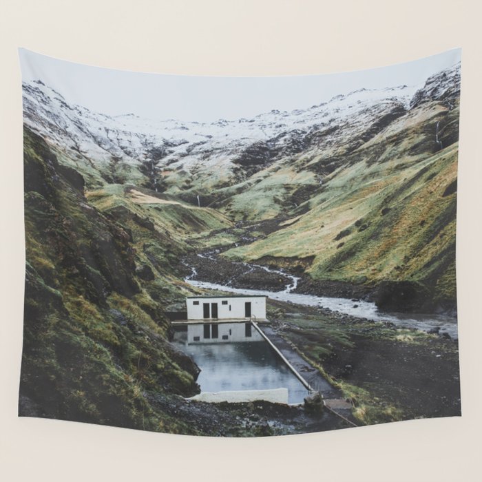 Seljavallalaug, Iceland Wall Tapestry Gallery Image 4