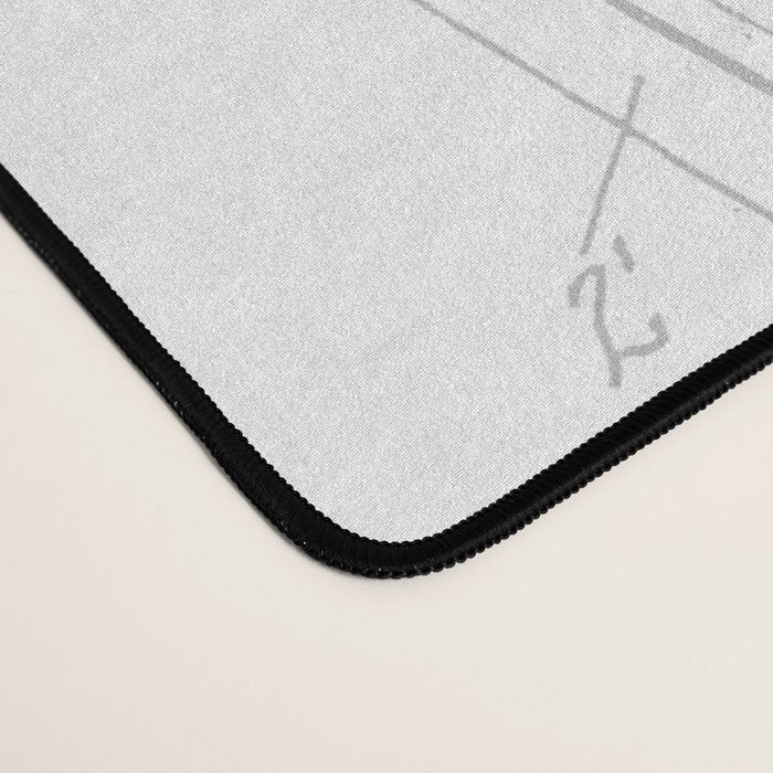 Tennis Racket Patent - Tennis Lover Coach Player Fan Art - White Desk Mat Gallery Image 4