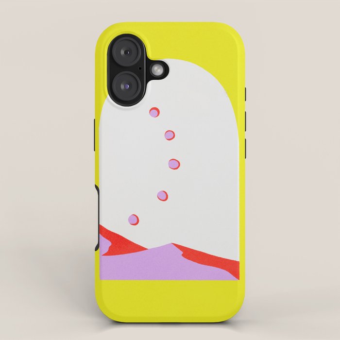 Chartreuse MountainScape iPhone Case Gallery Image 1