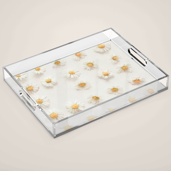 Daisy Collection Acrylic Tray Gallery Image 1