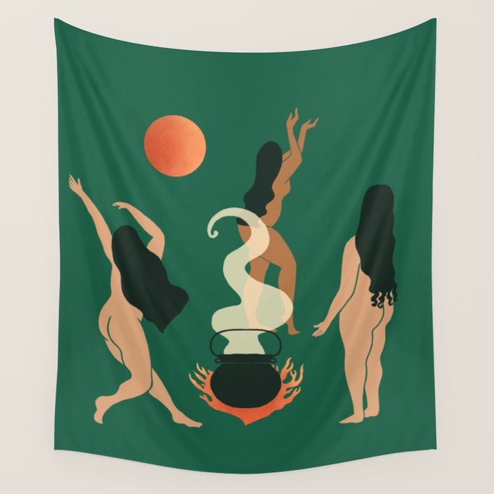 The VVitches  Wall Tapestry Gallery Image 1