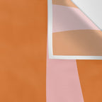 Soft and Groovy Pink and Orange  Wall Tapestry Gallery Image 3