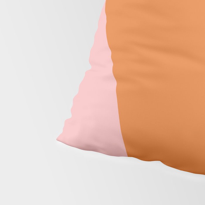 Soft and Groovy Pink and Orange  Pillow Sham Gallery Image 4