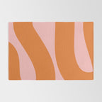 Soft and Groovy Pink and Orange  Rug Gallery Image 2