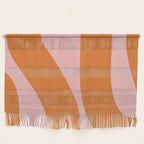 Soft and Groovy Pink and Orange  Wall Hanging Gallery Image 1