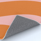 Soft and Groovy Pink and Orange  Rug Gallery Image 4