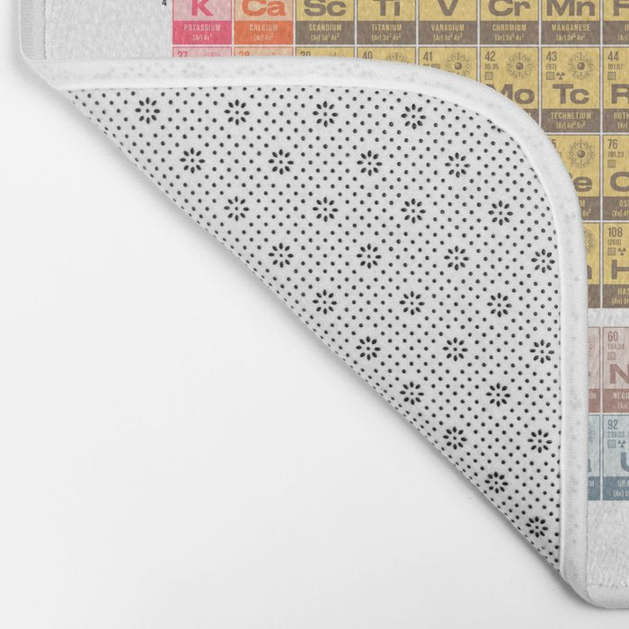 Periodic Table of Elements A - White Bath Mat Gallery Image 2