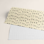 Cute Kawaii Cat Face Doodle Sketch Drawings Wrapping Paper Gallery Image 2
