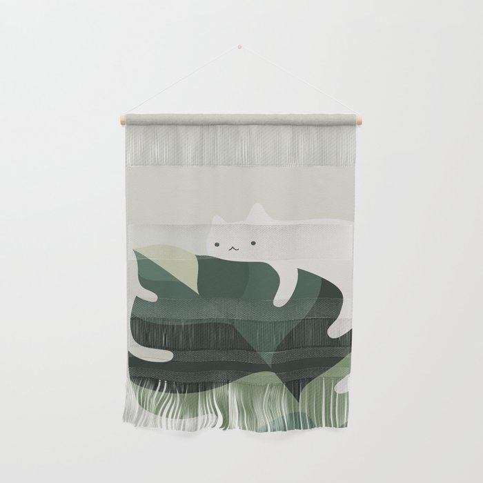 Cat and Plant 12A Wall Hanging Gallery Image 1
