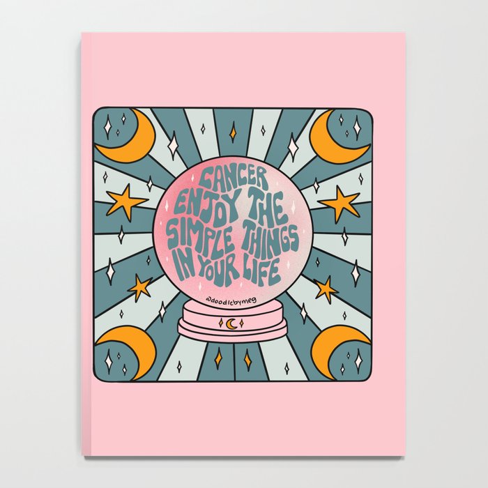 Cancer Crystal Ball Notebook Gallery Image 4