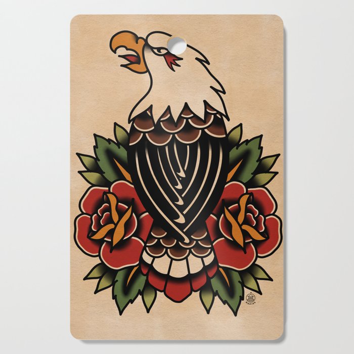 Colour Vintage Eagle Cutting Board Gallery Image 1