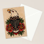 Colour Vintage Eagle Stationery Card Gallery Image 2