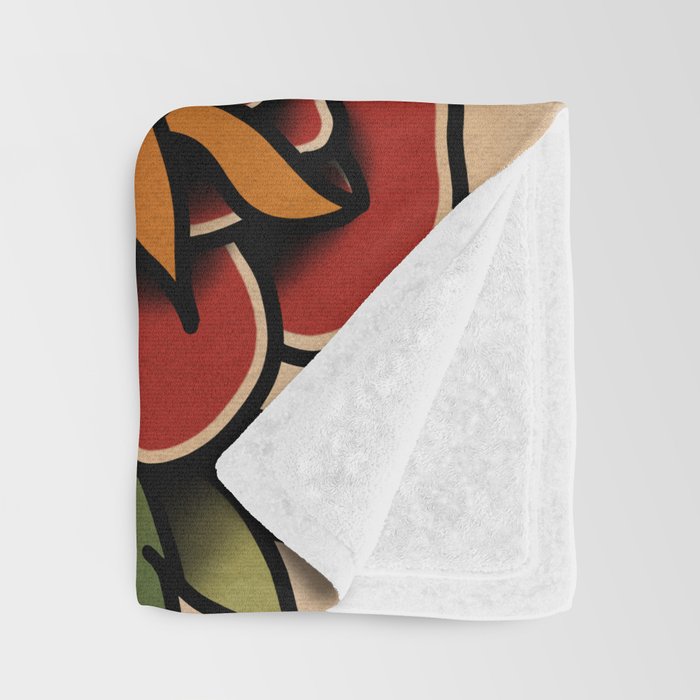 Colour Vintage Eagle Throw Blanket Gallery Image 3